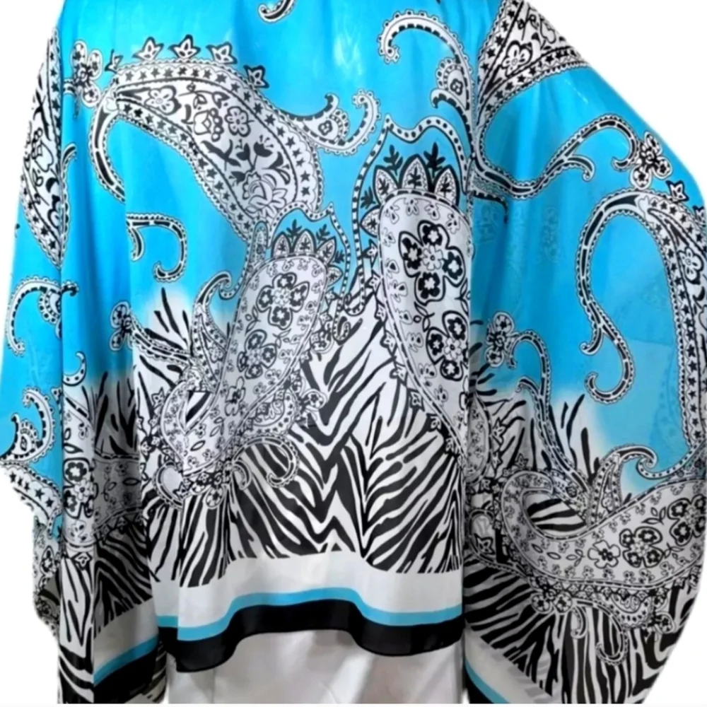 SOLD (Elsewhere) Soft Surroundings Persian Poncho - Picture 4 of 6